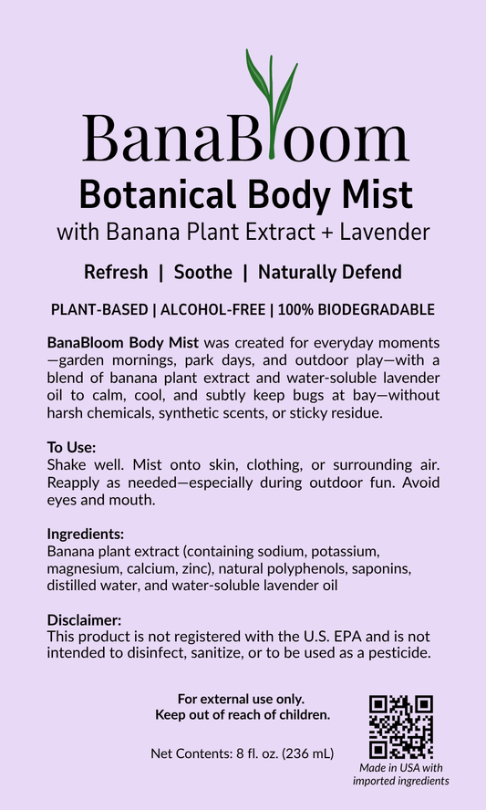 BanaBloom Botanical Body Mist (3-pack)
