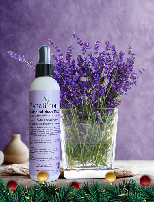 BanaBloom Botanical Body Mist + Lavender Scent (8 oz)